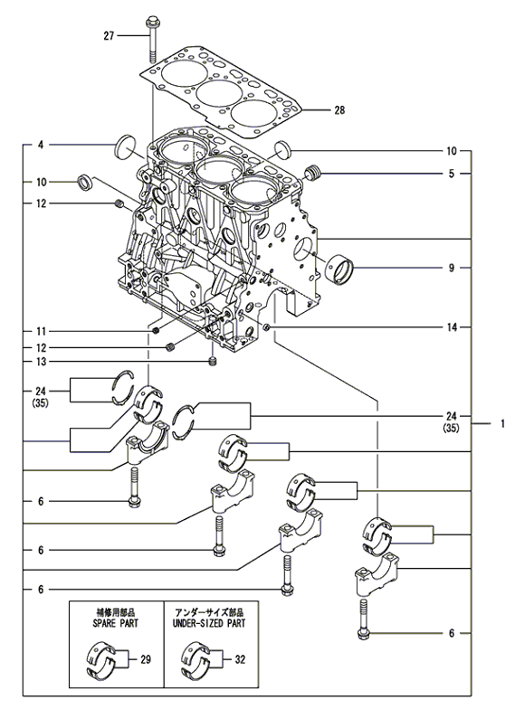 101 - CYLINDER BLOCK