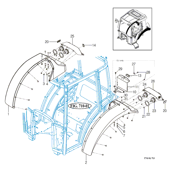 713 - SUB FENDER & COVER