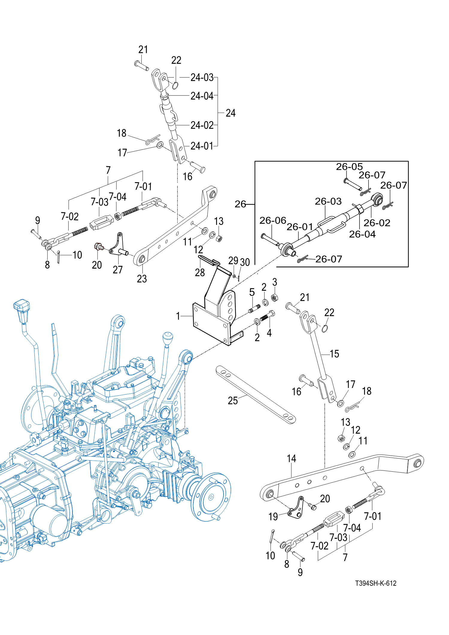 612 - 3-POINT LINK