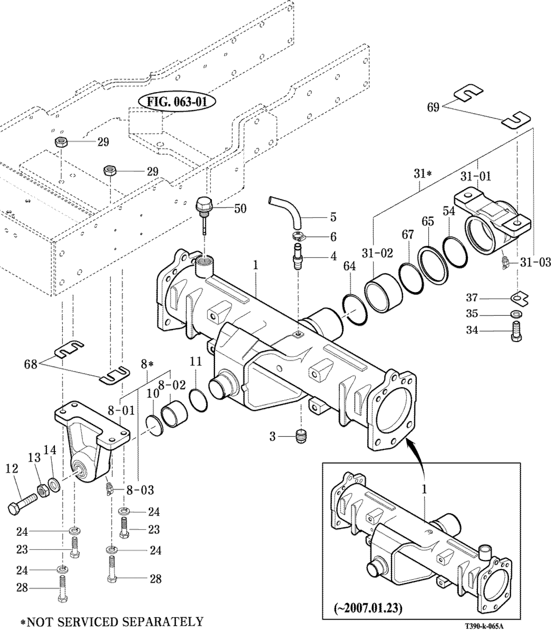065 - FRONT AXLE HOUSING