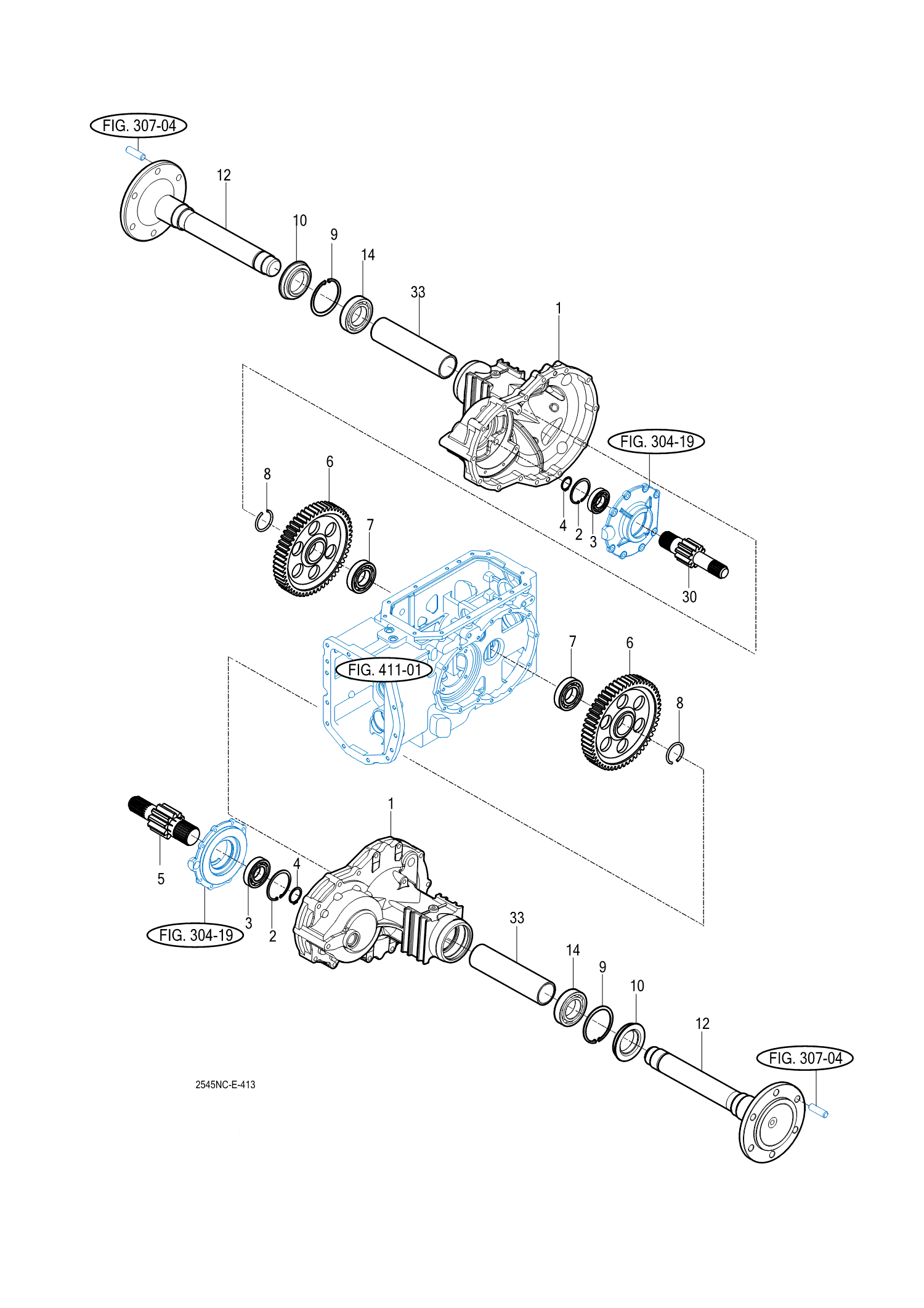 413 - REAR AXLE HOUSINGS (2)