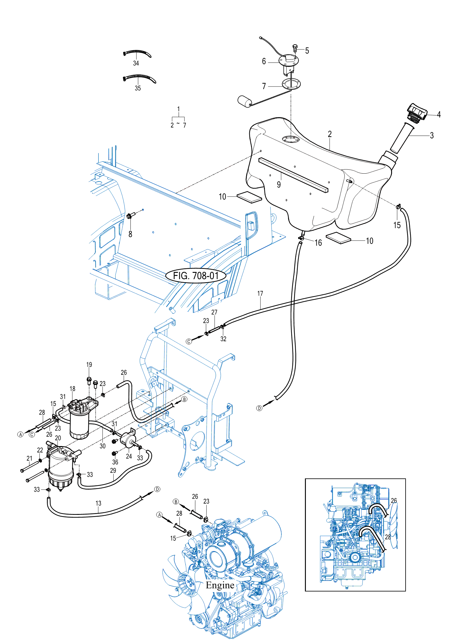 204 - FUEL TANK & HOSE 204 - FUEL TANK & HOSE
