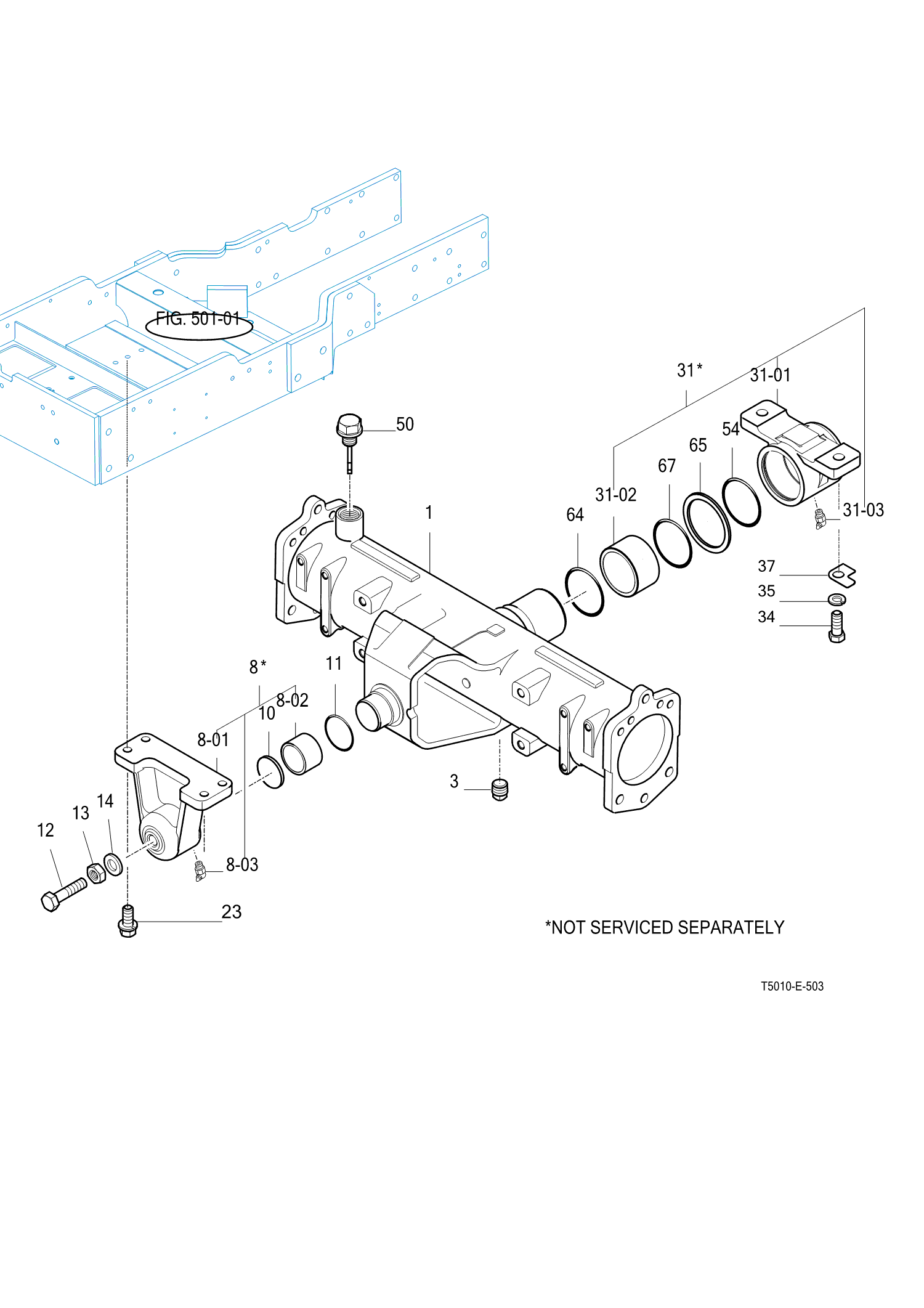 503 - FRONT AXLE HOUSING (2021-07-31 ~)