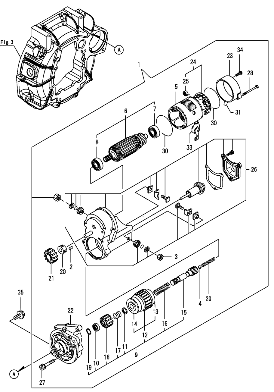 115 - STARTER MOTOR 115 - STARTER MOTOR