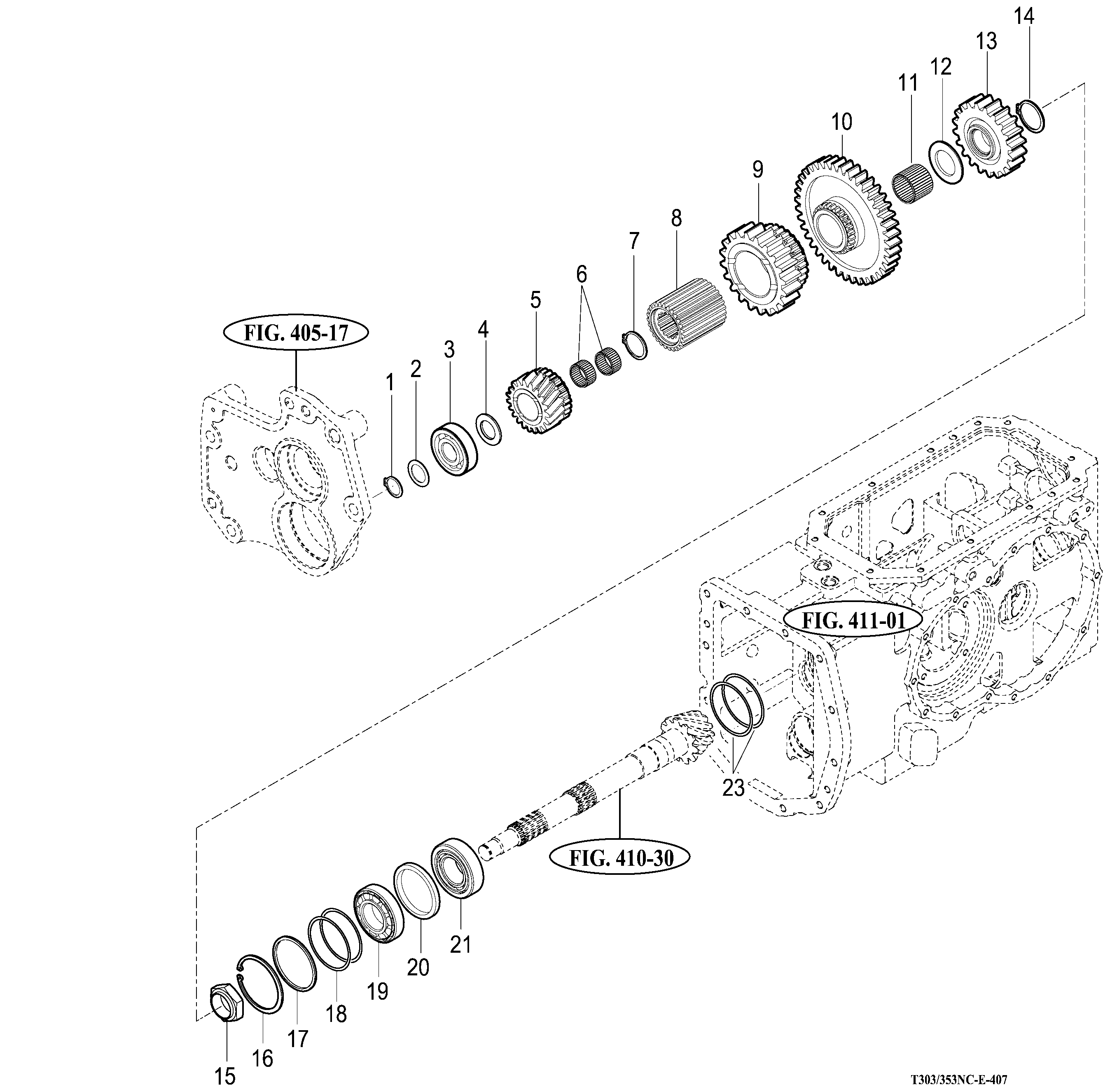 407 - PINION GEARS