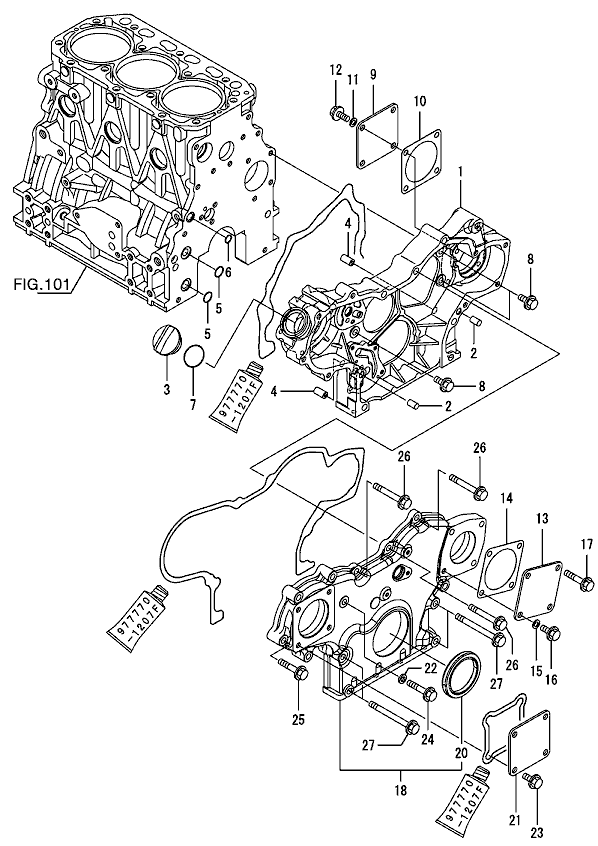 102 - GEAR HOUSING 102 - GEAR HOUSING