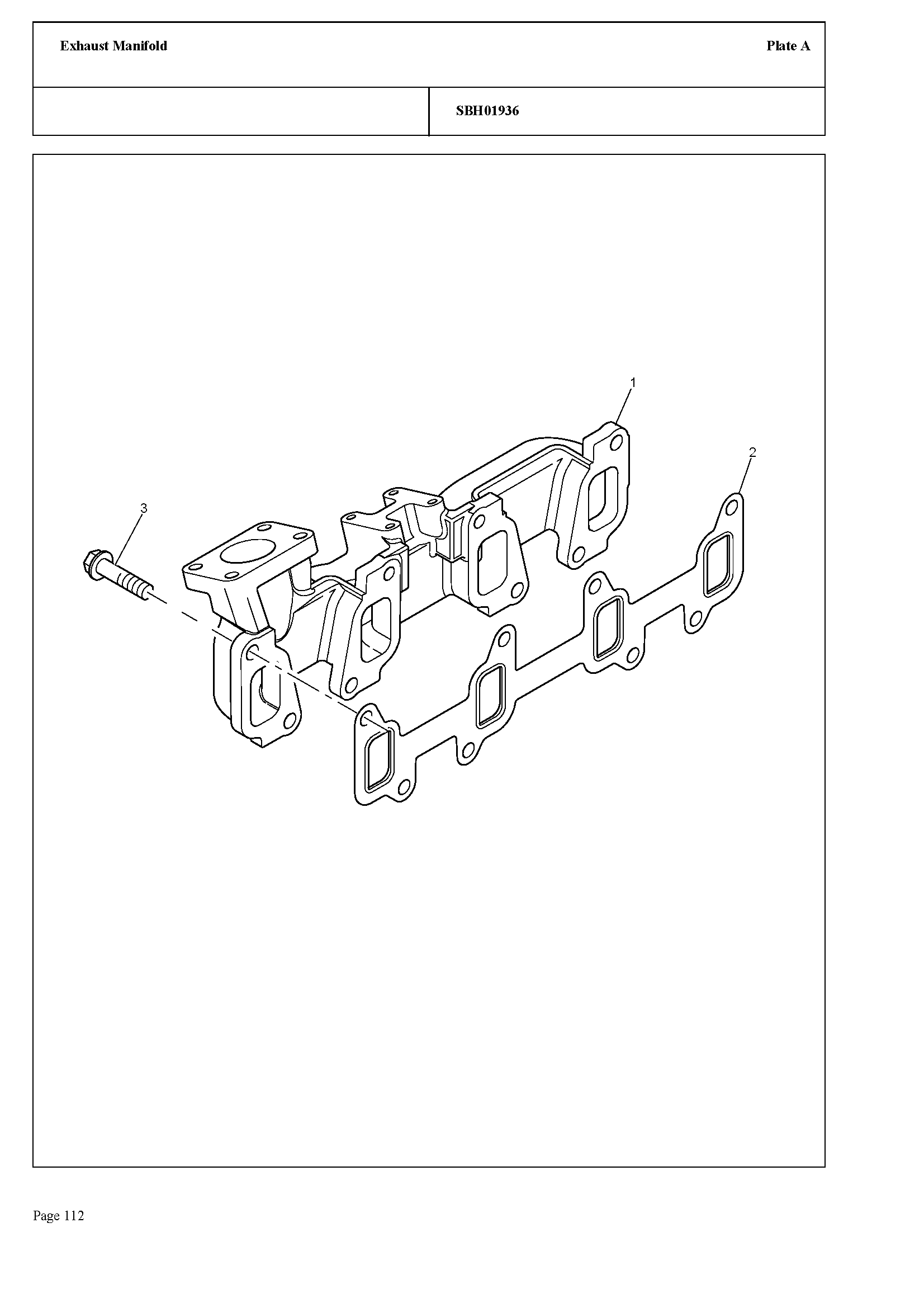 147 - EXHAUST MANIFOLD