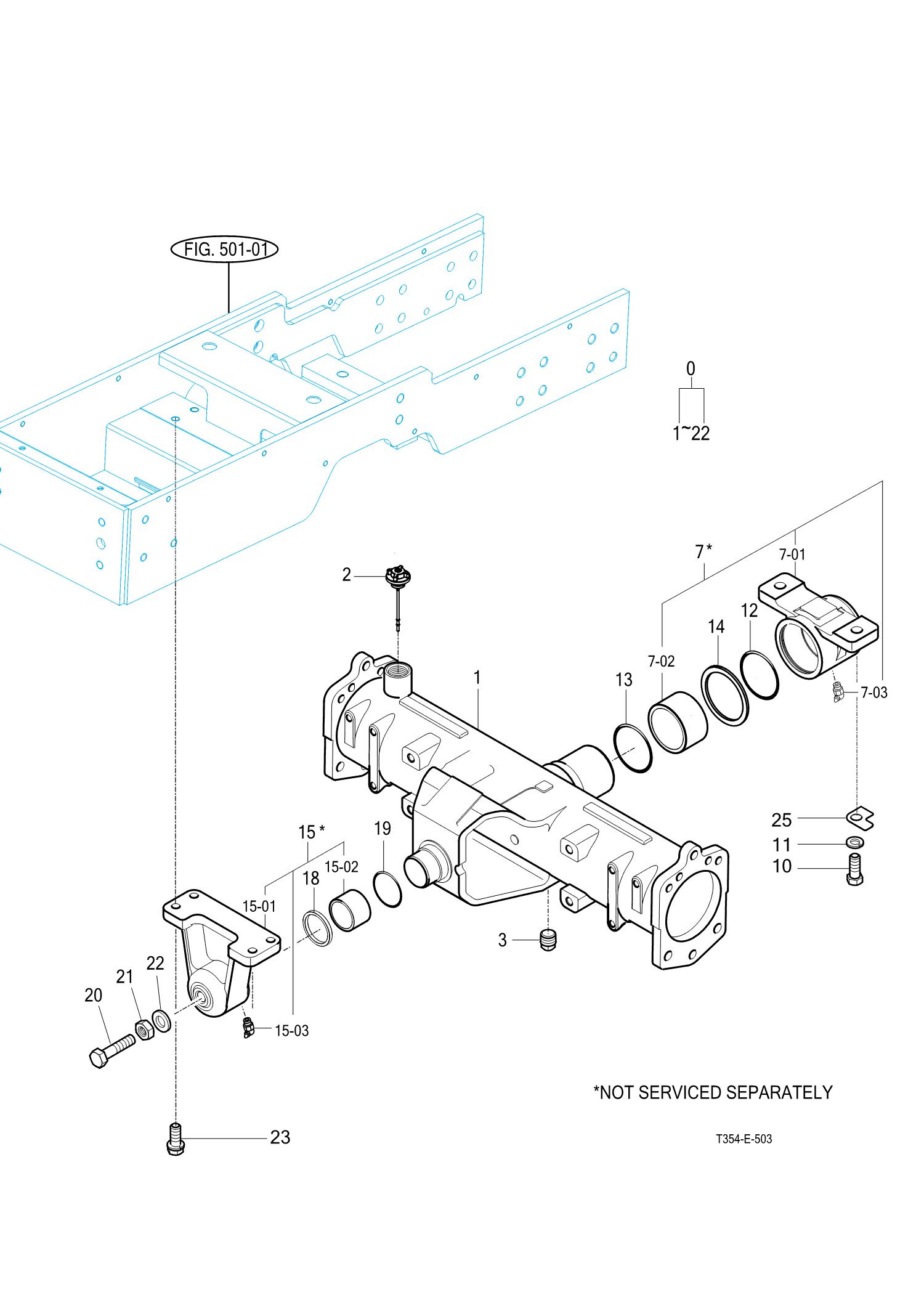 503 - FRONT AXLE HOUSING (2021-07-31 ~)