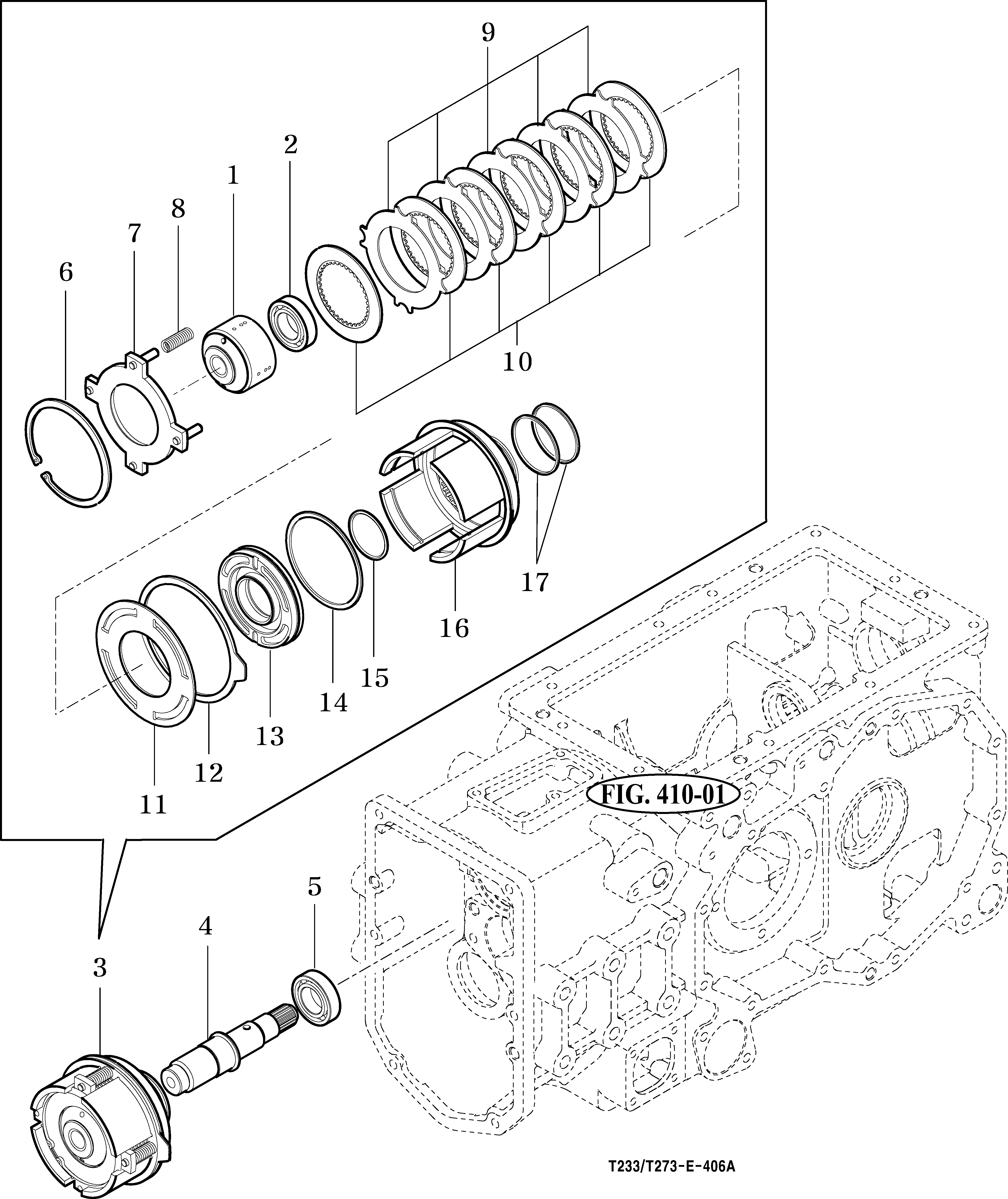 406 - P.T.O DRIVE SHAFT