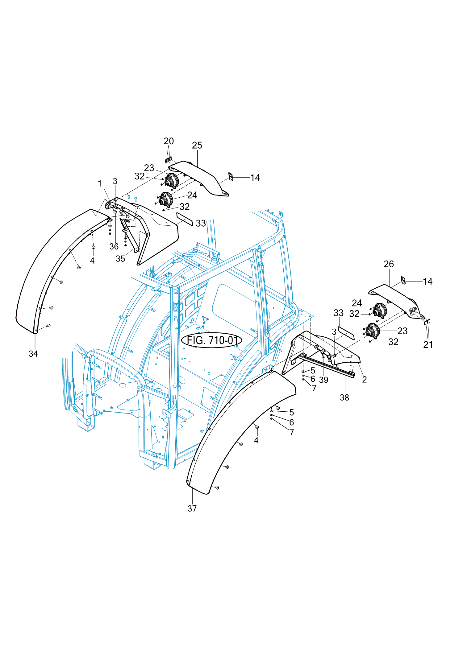 713 - SUB FENDER & COVER (2021-02-10 ~)