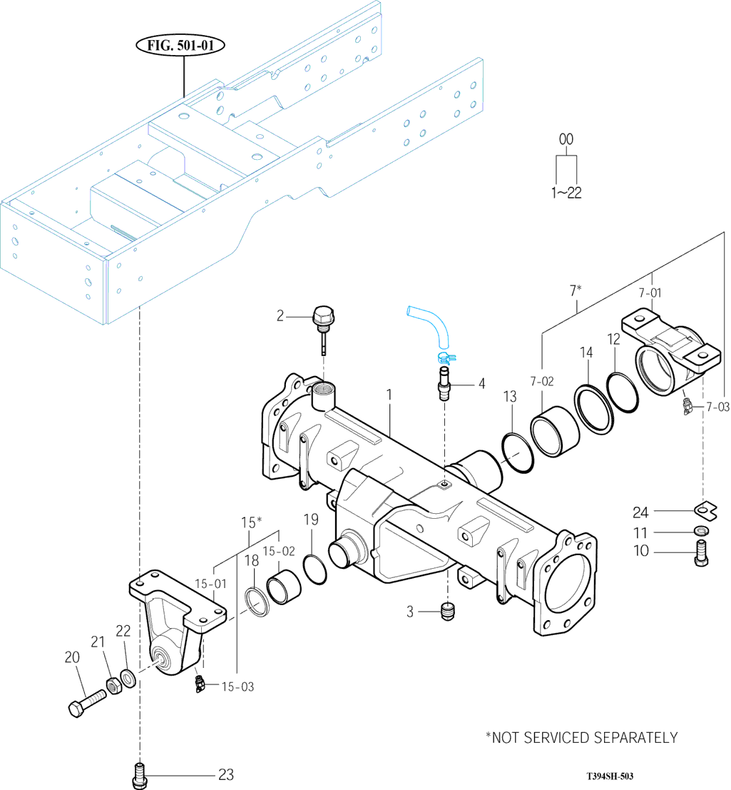 503 - FRONT AXLE HOUSING