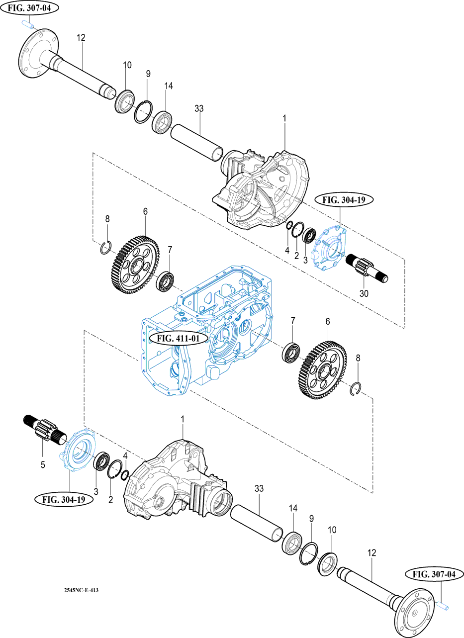 413 - REAR AXLE HOUSINGS (2)