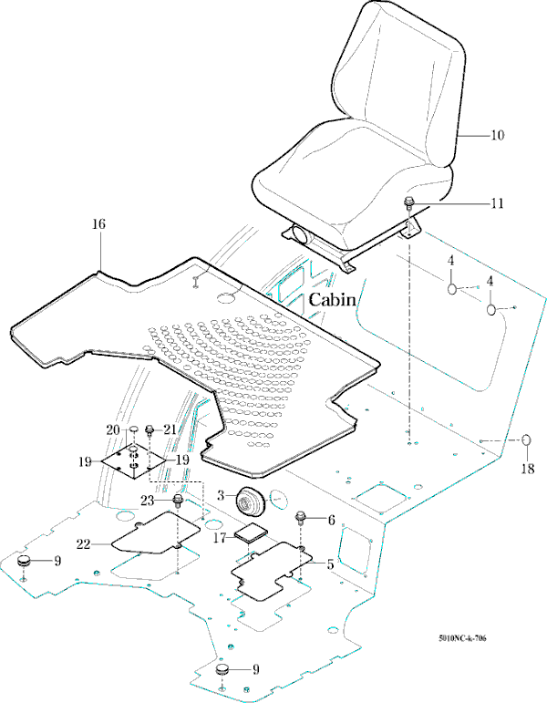 706 - SEAT & MAT