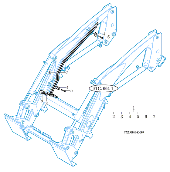 009 - 3RD FUNCTION PIPE KIT 009 - 3RD FUNCTION PIPE KIT