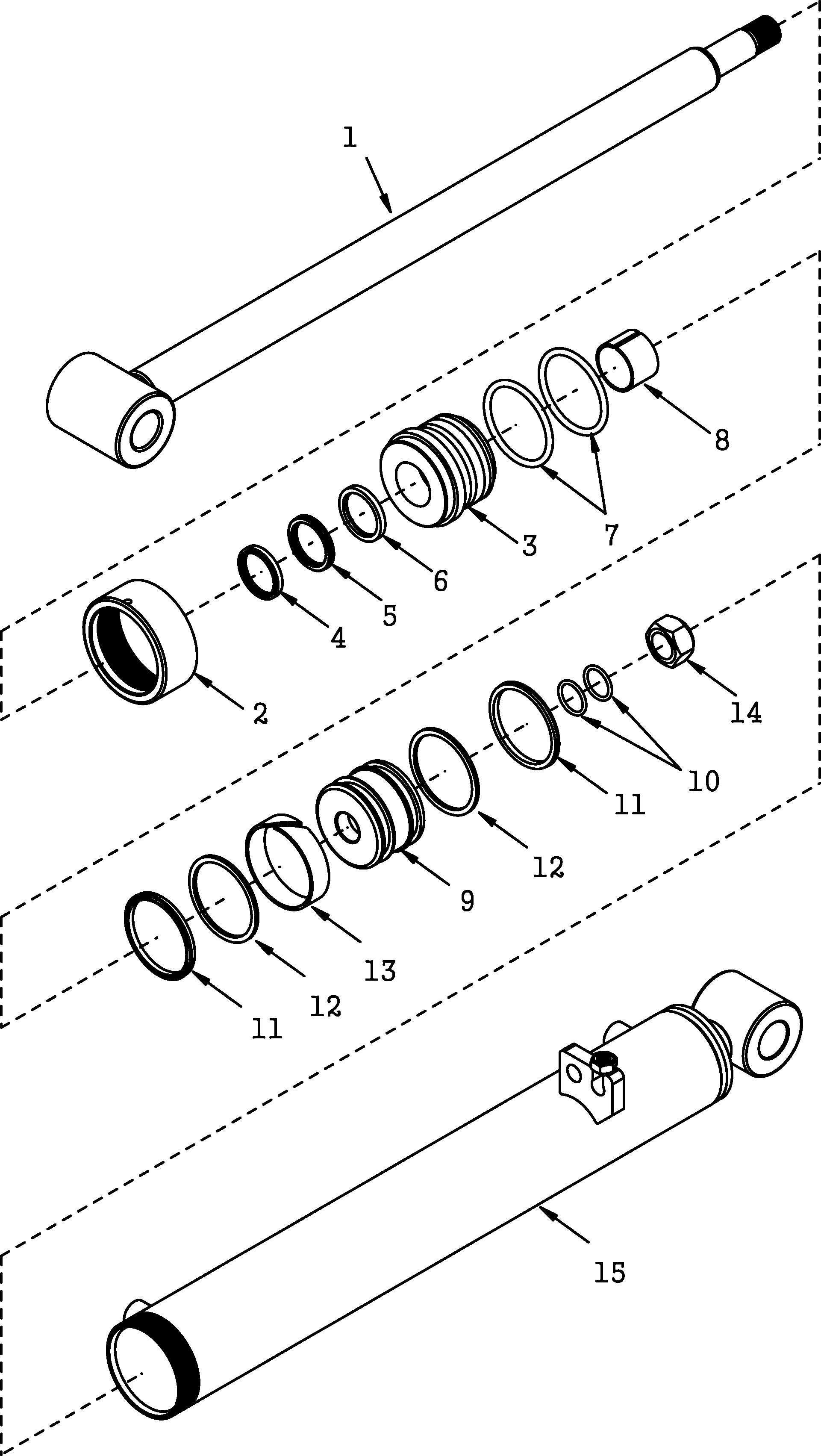 080 - BUCKET CYLINDER (LH)