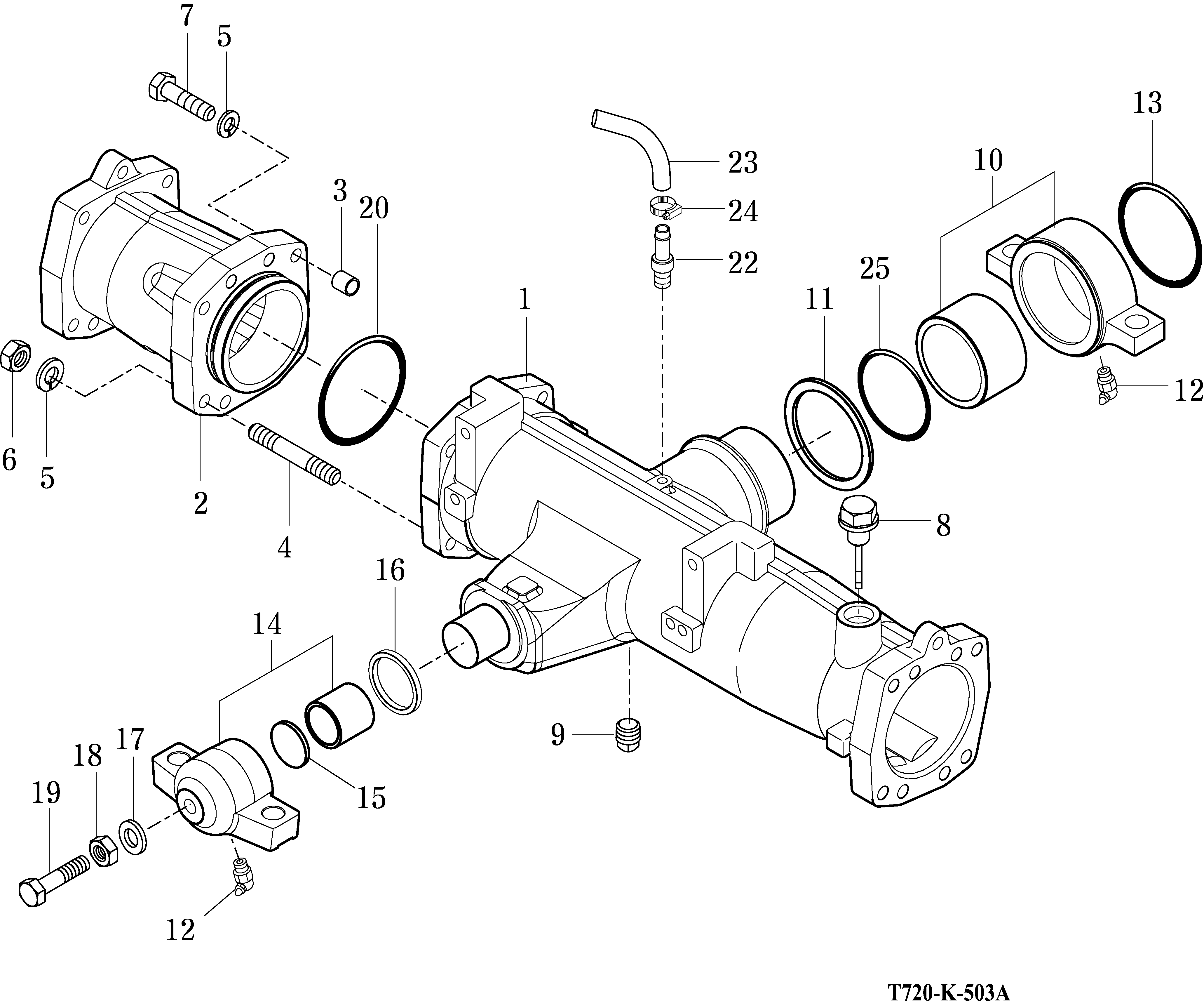 060 - FRONT AXLE HOUSING