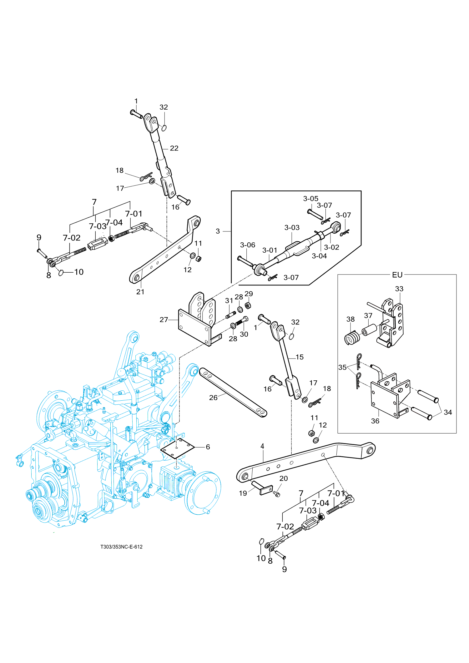 612 - 3-POINT LINK (2013-11-27 ~)