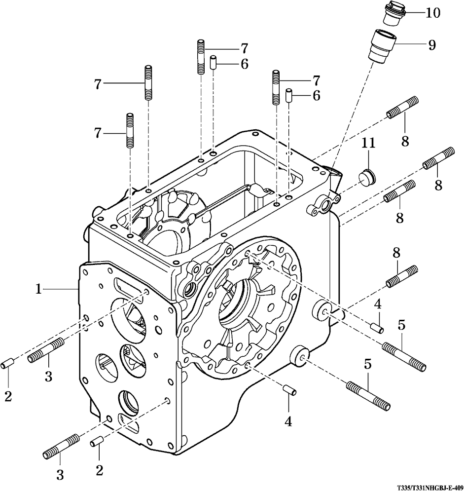 409 - REAR TRANSMISSION CASE