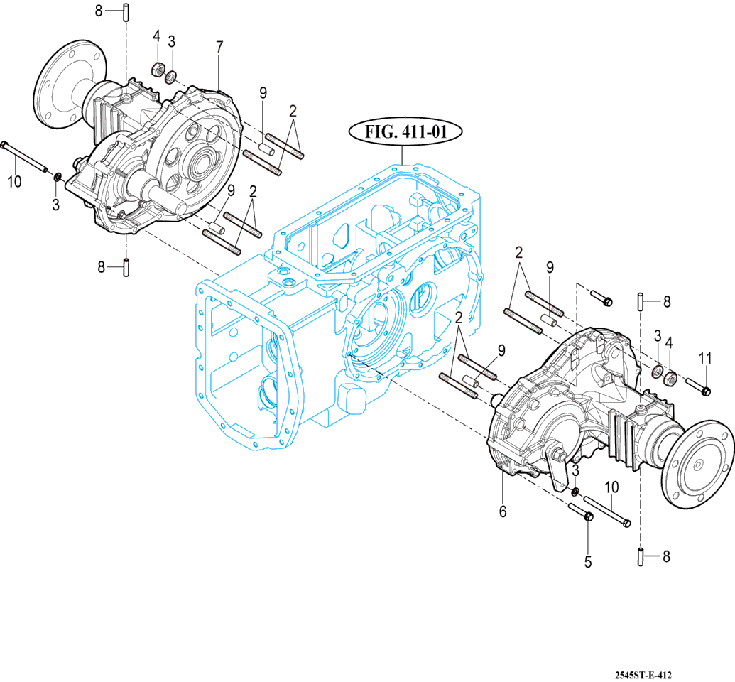 412 - REAR AXLE HOUSINGS (1)