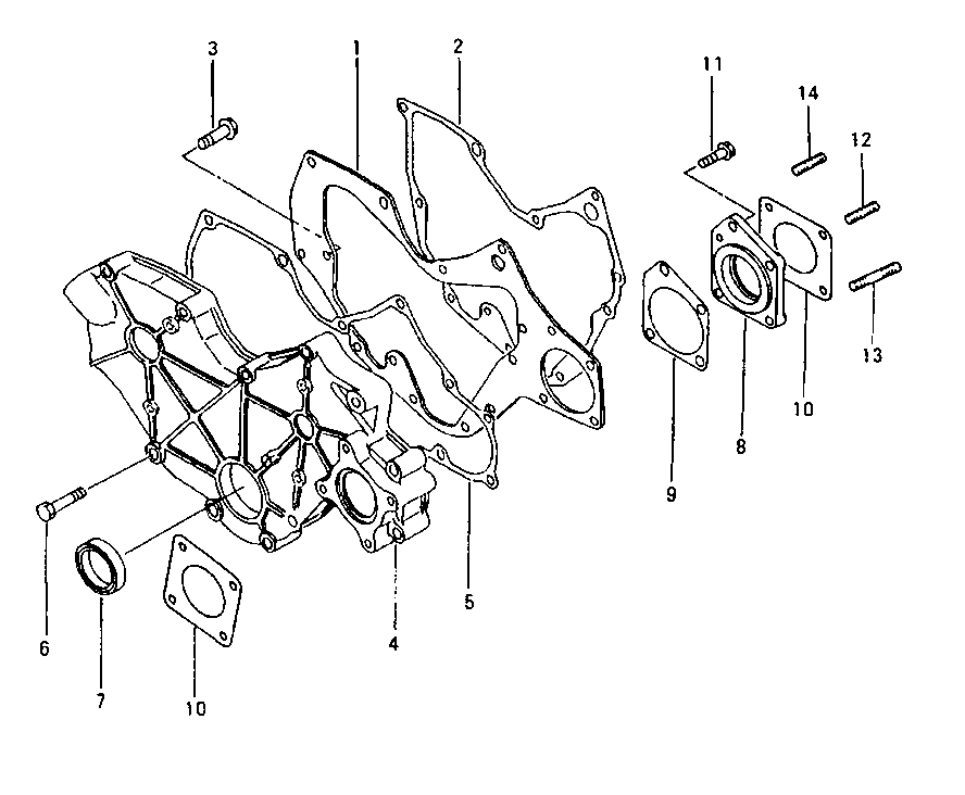 106 - TIMING GEAR CASE