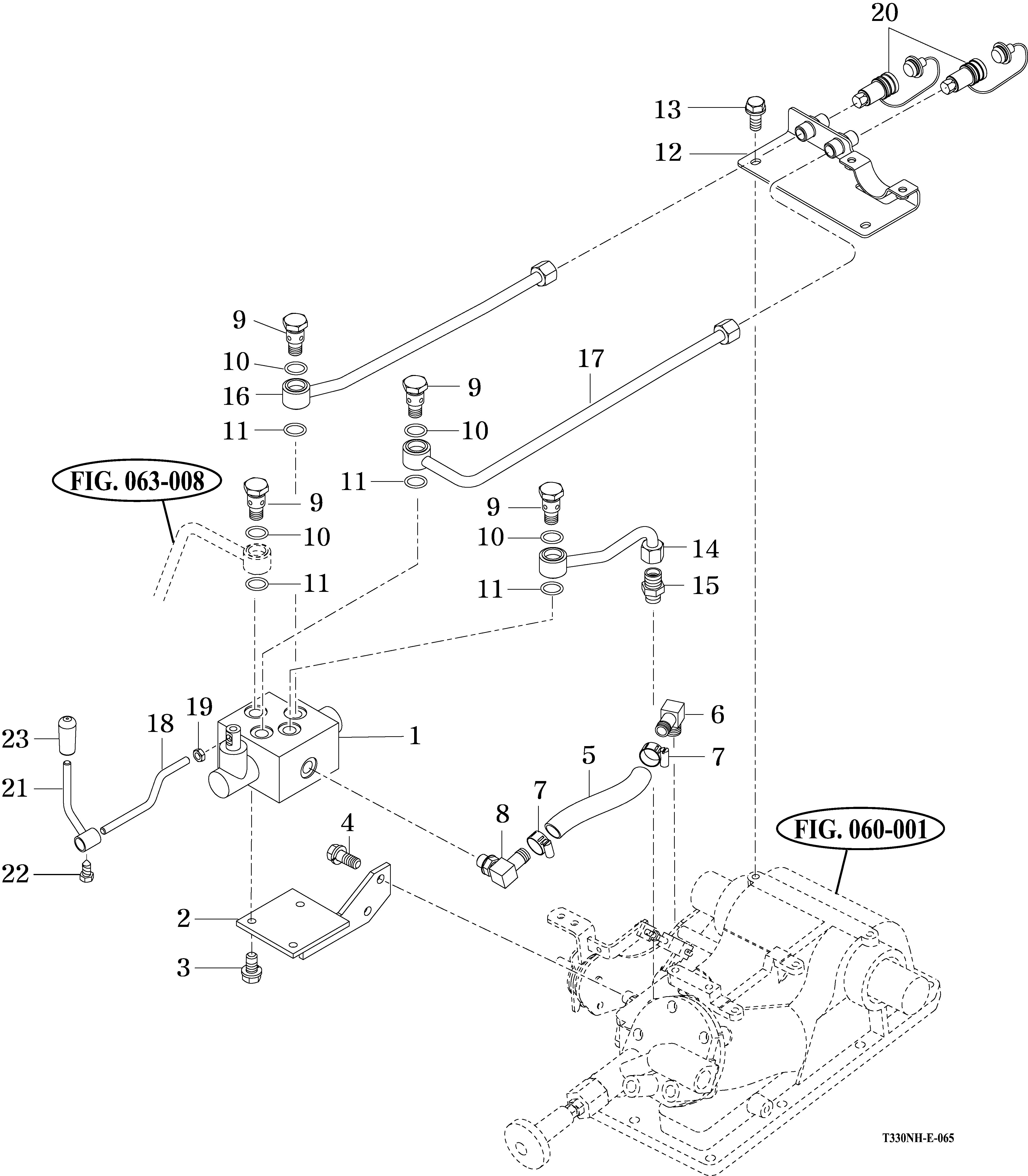 065 - EXTERIOR HYD. VALVE