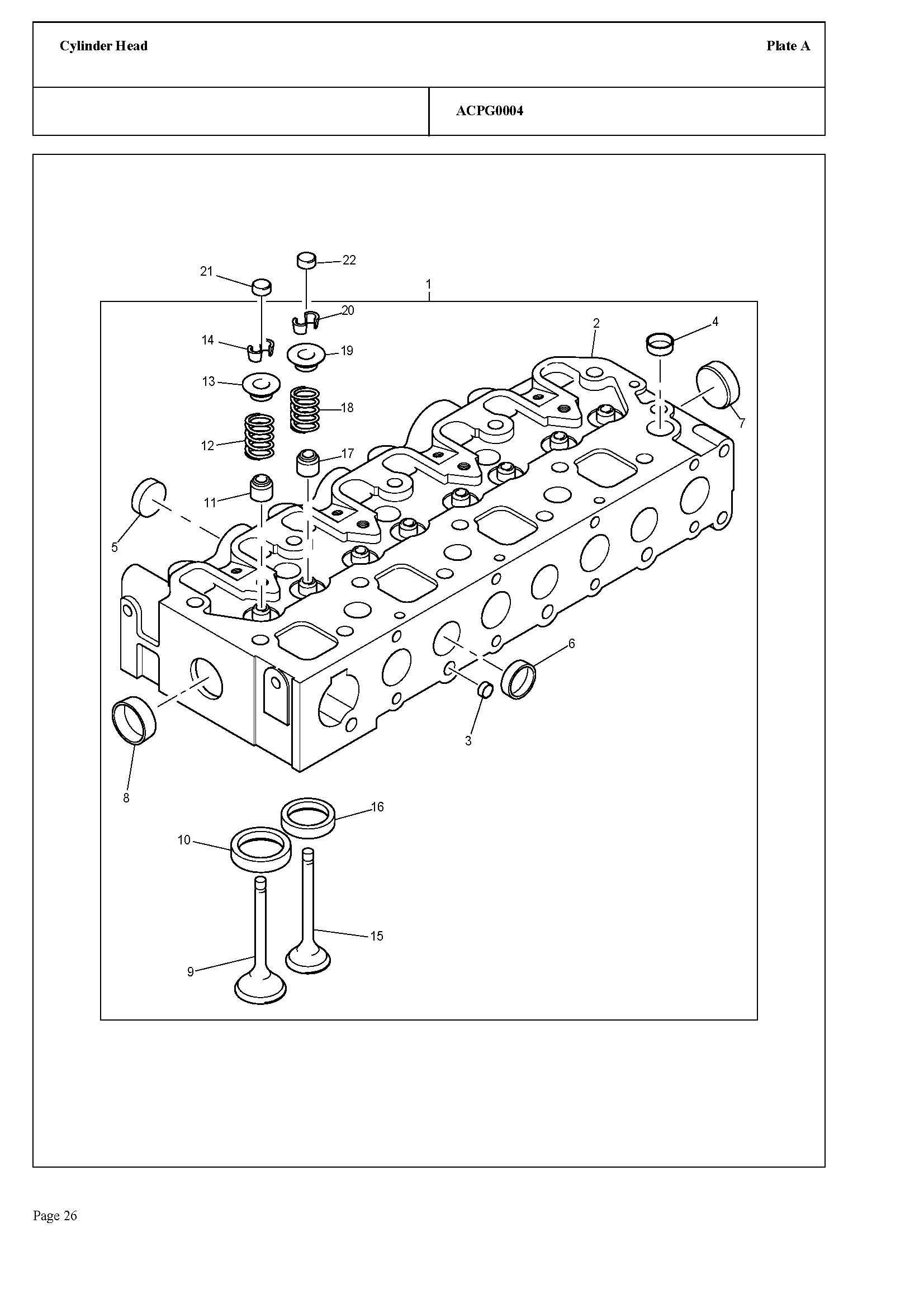 104 - CYLINDER HEAD