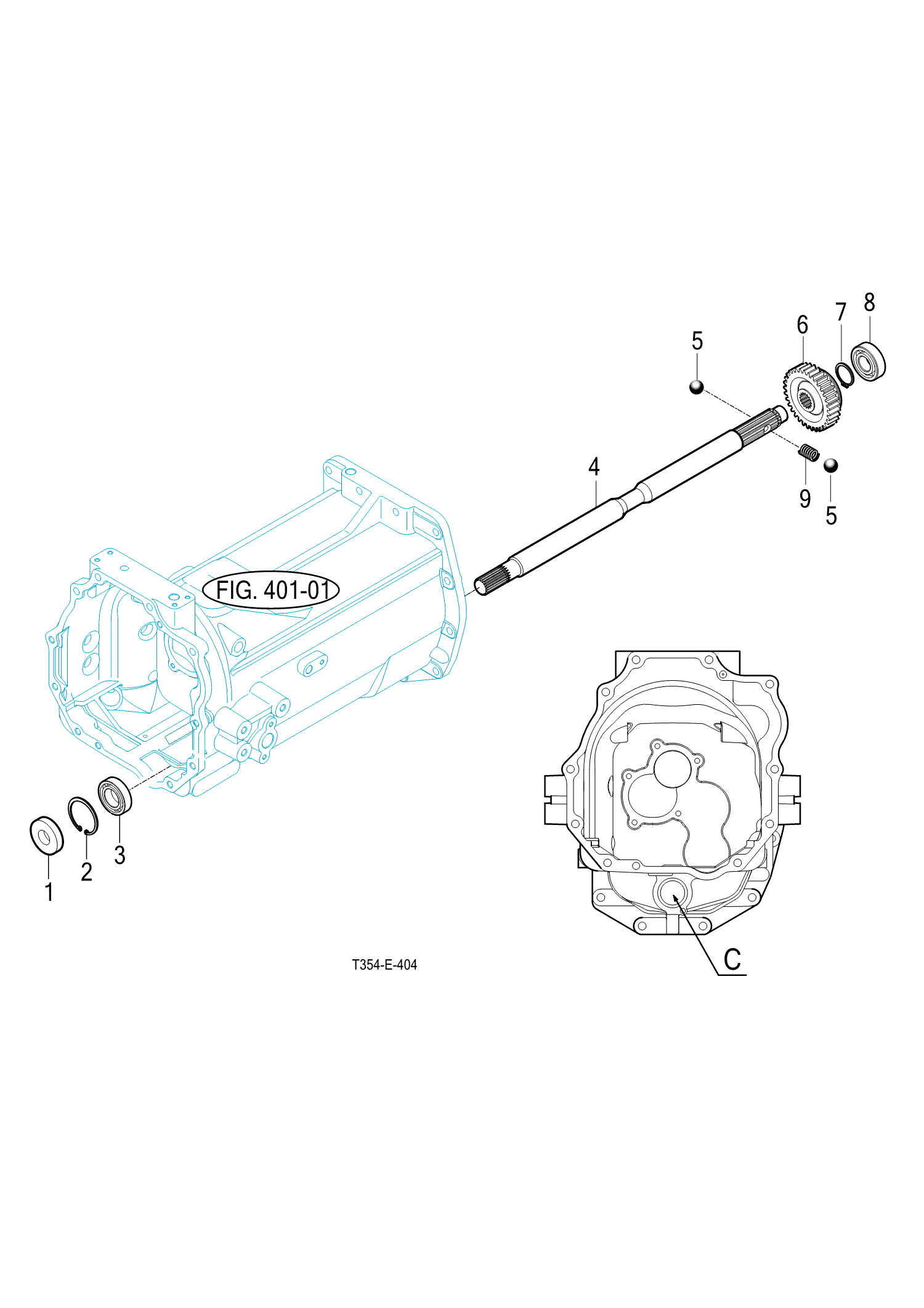 404 - 4WD DRIVE GEAR