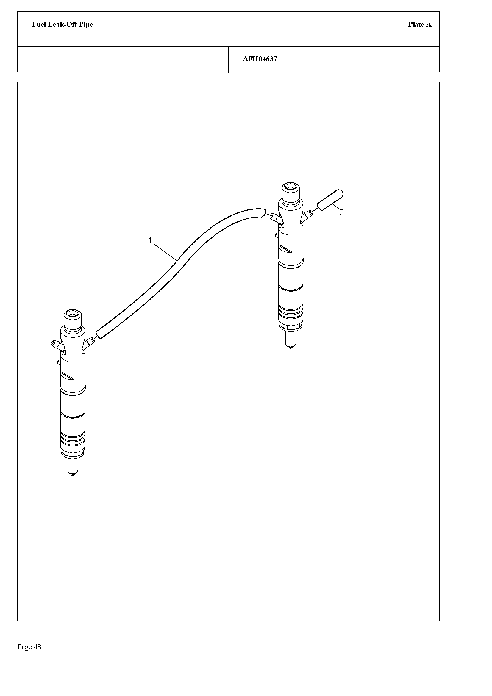 116 - FUEL LEAK-OFF PIPE