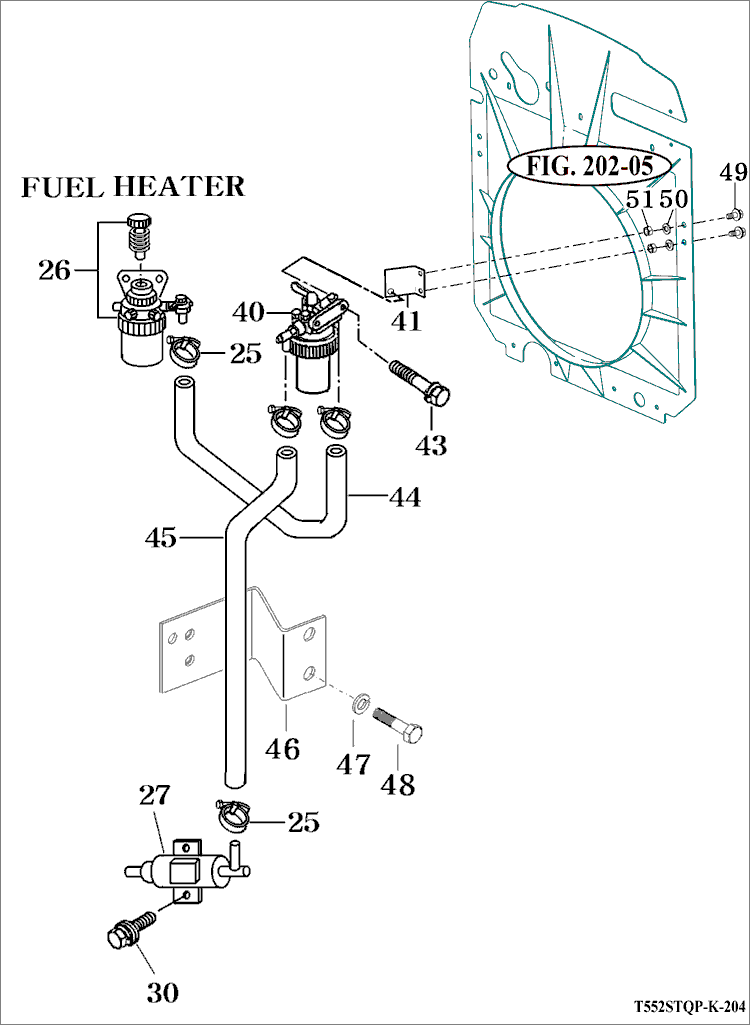 204 - FUEL HOSES AND FILTERS