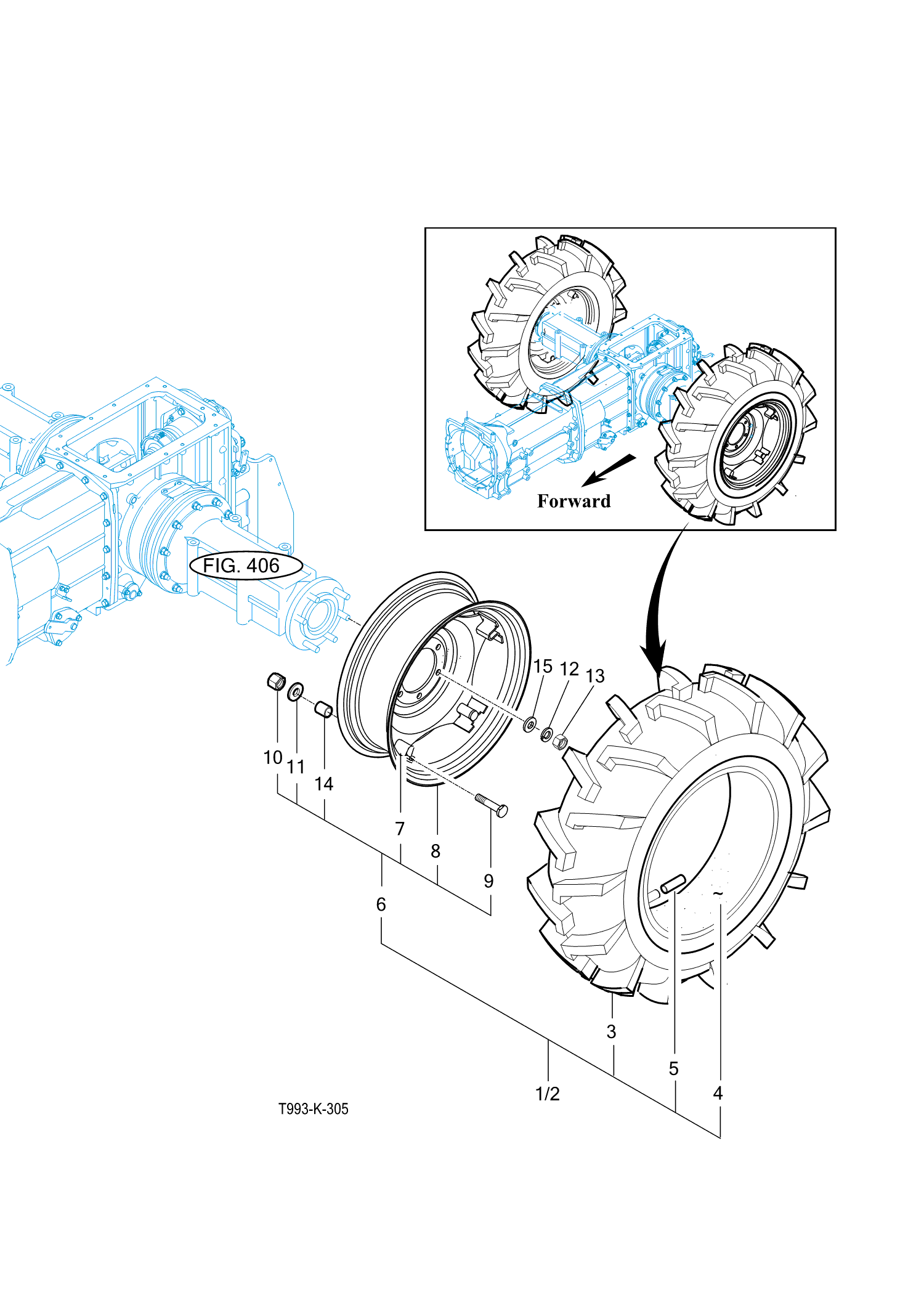 305 - REAR WHEEL (2022-03-01 ~)