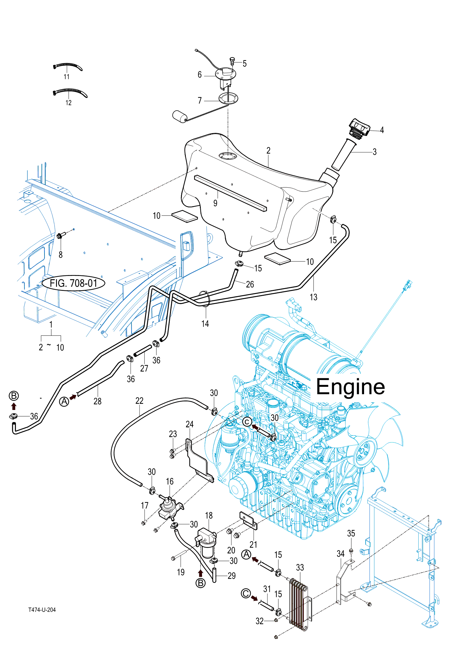 204 - FUEL TANK & FILTER