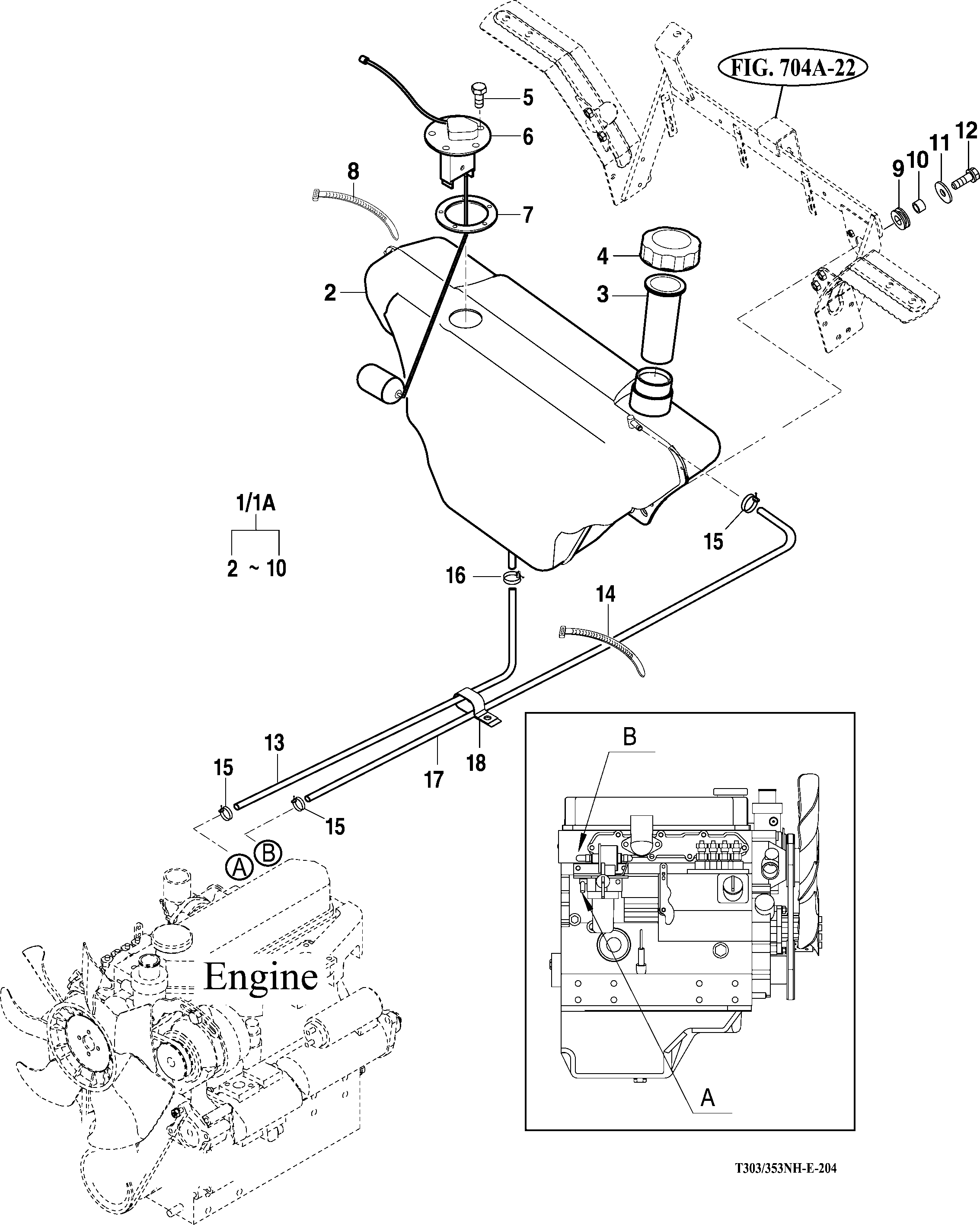 204 - FUEL TANK & HOSE