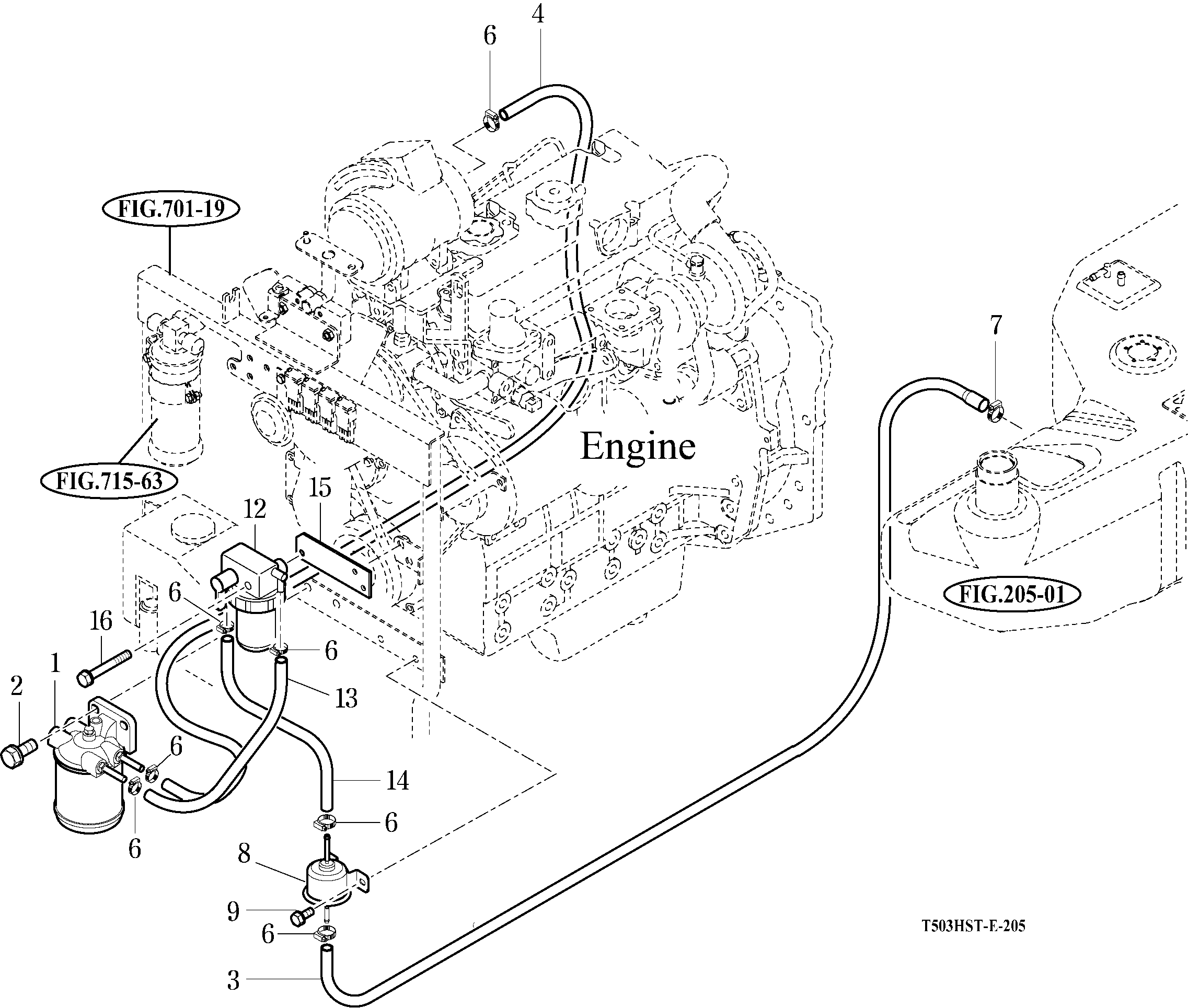 204 - FUEL HOSE & FILTER