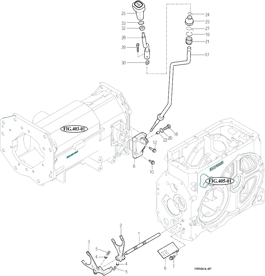 407 - SUB CHANGE SHIFTER 407 - SUB CHANGE SHIFTER