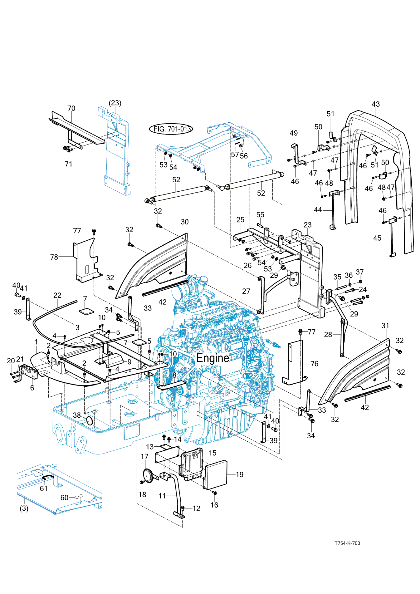 703 - SIDE SUPPORT & FRAME HOOD (2023-02-01 ~)