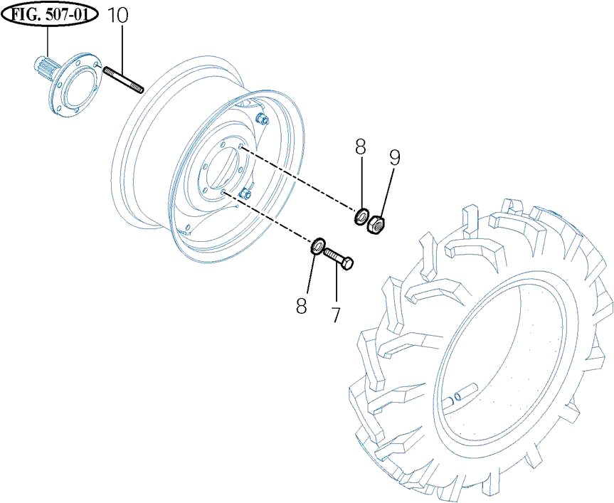 305 - FRONT WHEEL