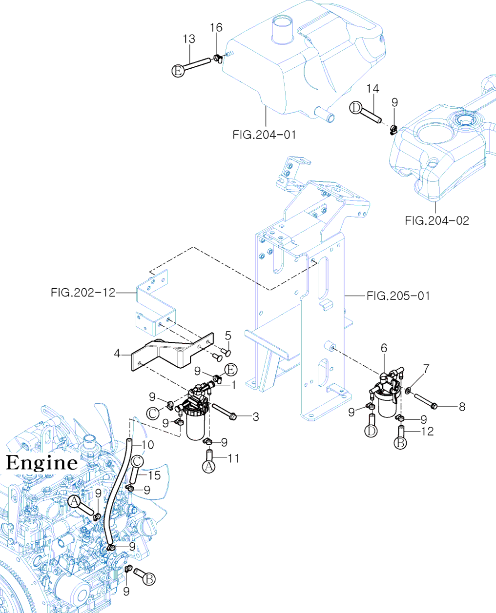 206 - FUEL FILTER