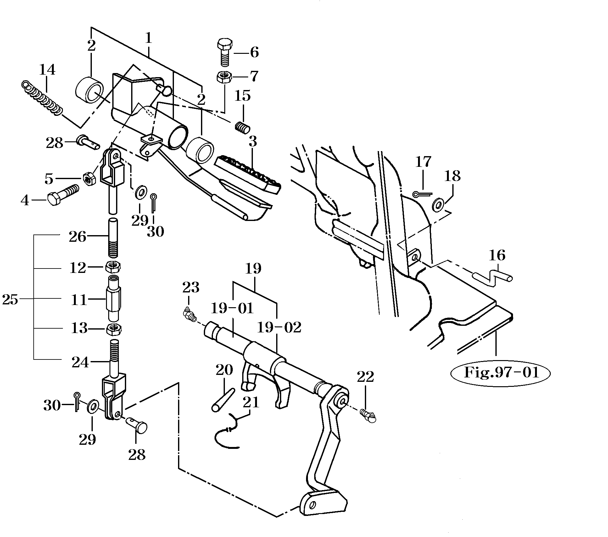 030 - CLUTCH PEDAL