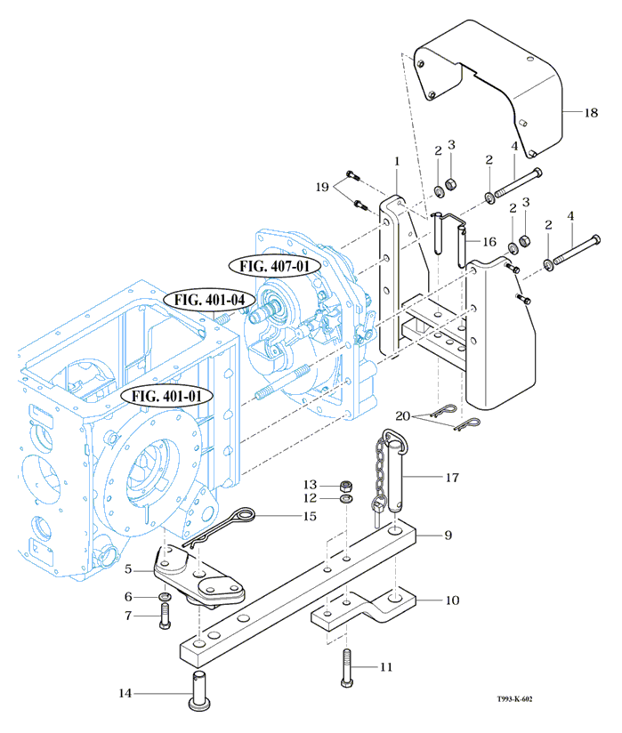 602 - DRAWBAR ASSY