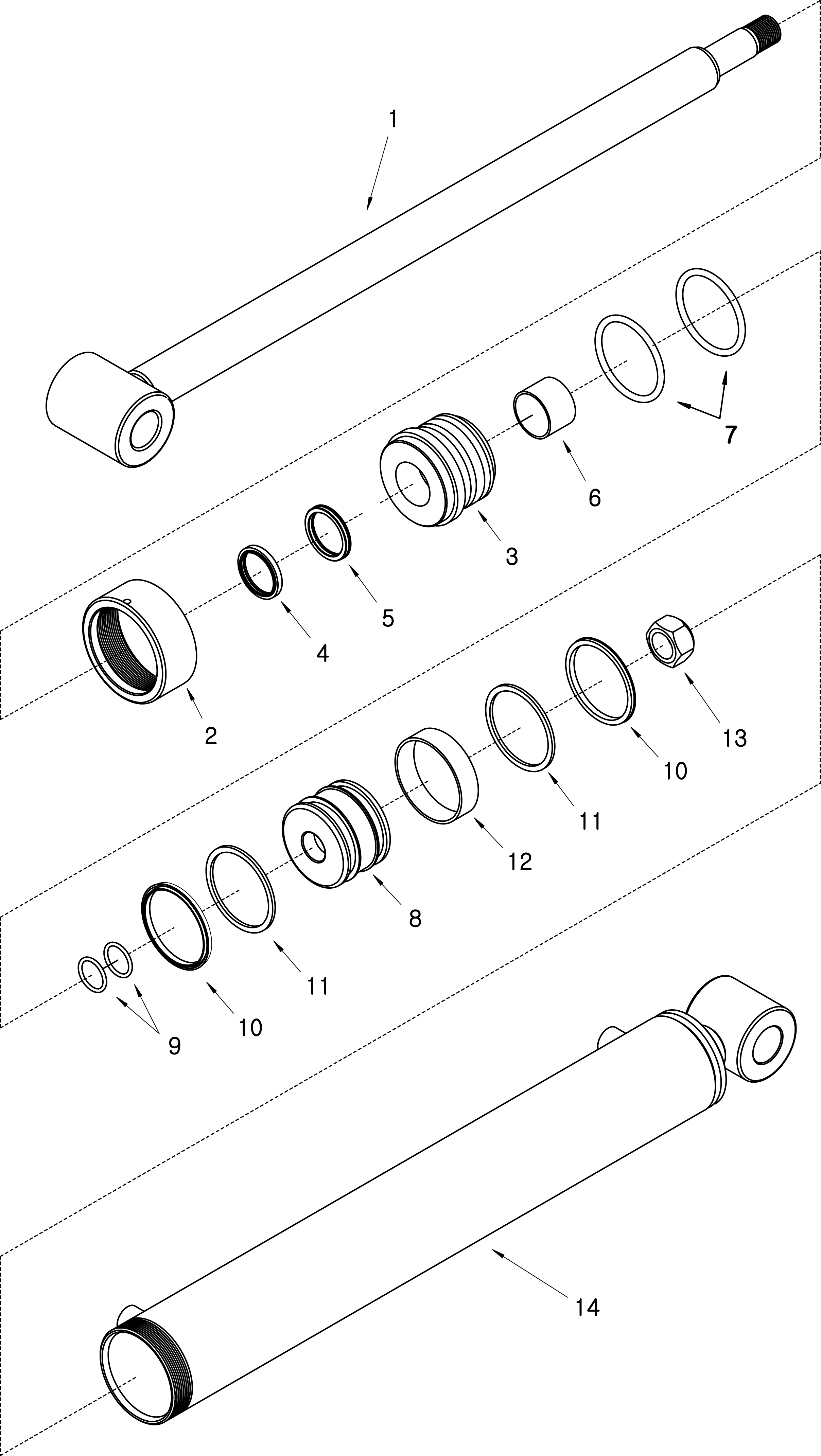 080 - BUCKET CYLINDER (LH)