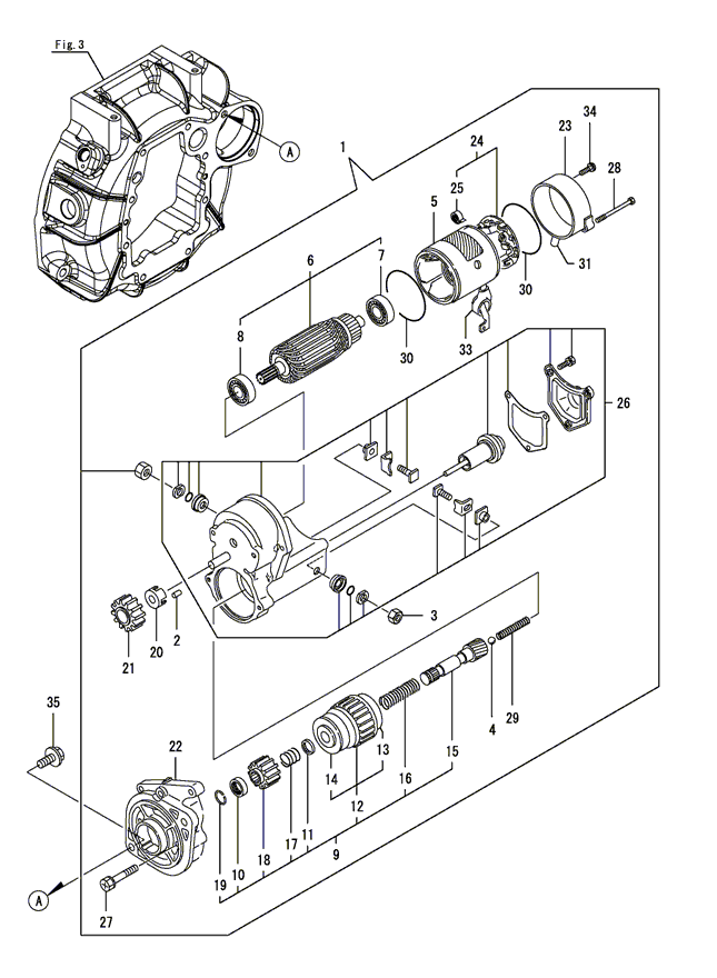 115 - STARTER MOTOR 115 - STARTER MOTOR