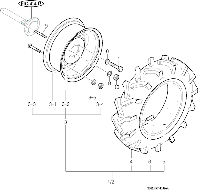 306A - REAR WHEEL